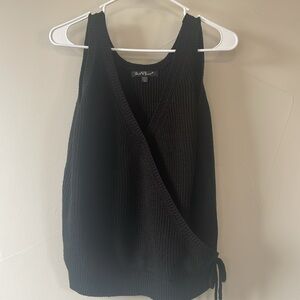 Velvet Heart cross tank sweater